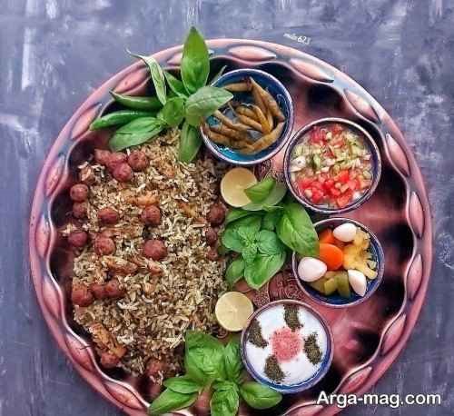 دیزاین سنتی کلم پلو