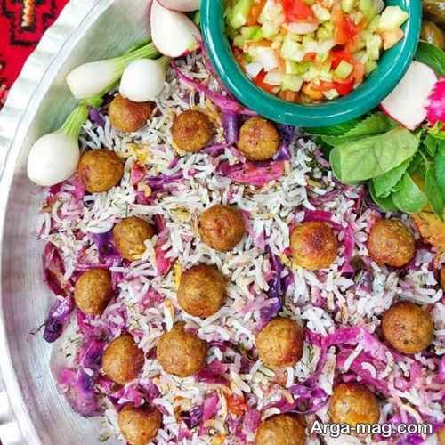 دیزاین متفاوت کلم پلو
