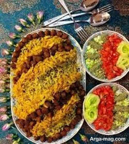 دیزاین کلم پلو و کشمش