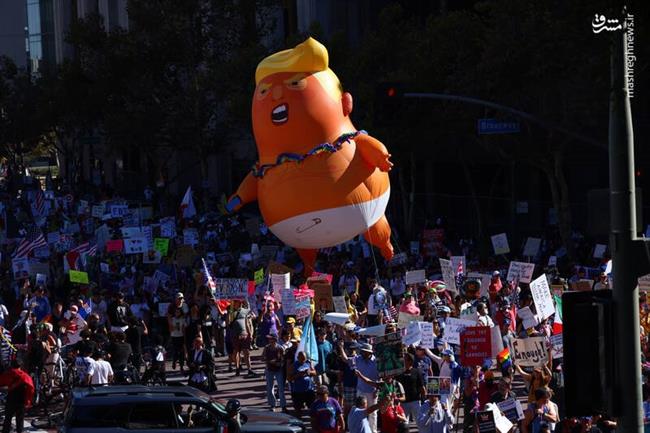 گسترده‌ترین اعتراضات تاریخ آمریکا/ آن‌چه باید درباره اعتراضات «نه به پادشاهی» بخوانید