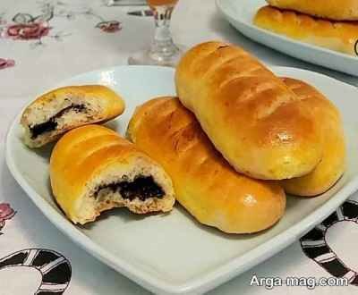 روش پخت نان مغزدار شکلاتی