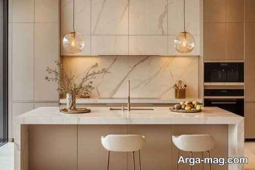 جدیدترین مدل کابینت رنگ بژ