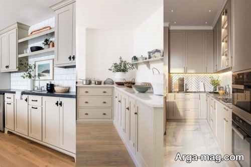 به روزترین مدل کابینت رنگ بژ