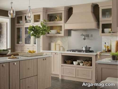 کابینت رنگ بژ جدید