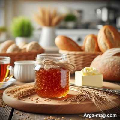 طرز تهیه مربای جوانه گندم