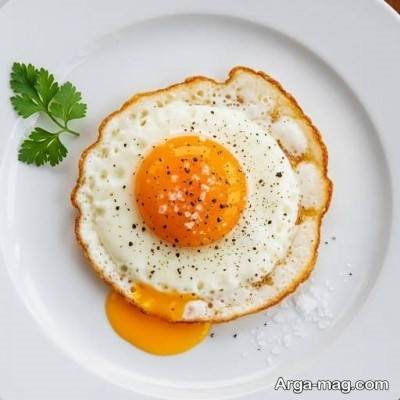 نحوه تهیه نیمرو عسلی