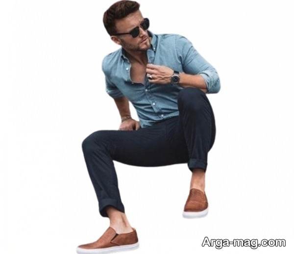 استایل خاص با کفش چرم