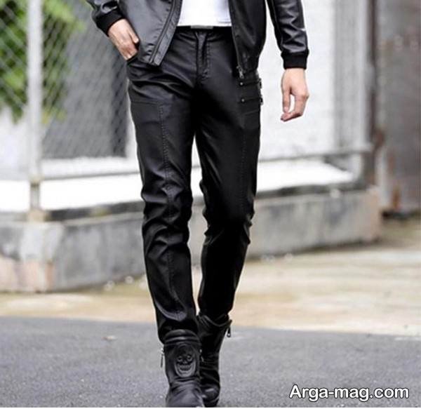 استایل با کفش چرم خاص