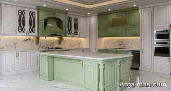 کابیت رنگ ماچا برای منزل