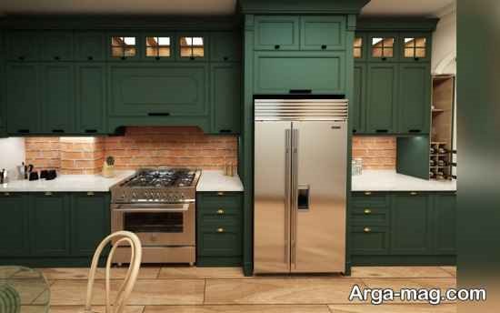 ایده های کابیت رنگ ماچا