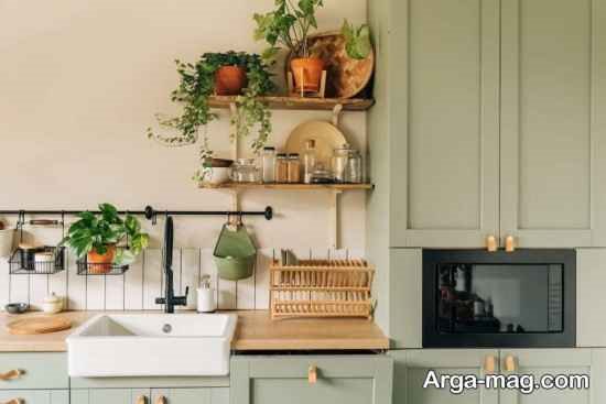 طراحی جذاب کابیت رنگ ماچا