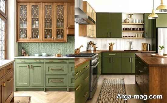 کابیت رنگ ماچا چوب