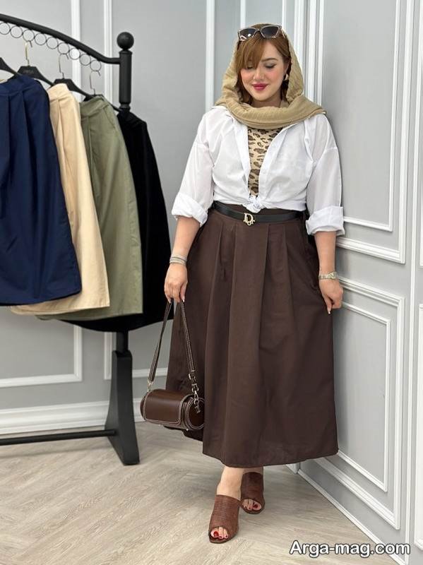 استایل با دامن شیک