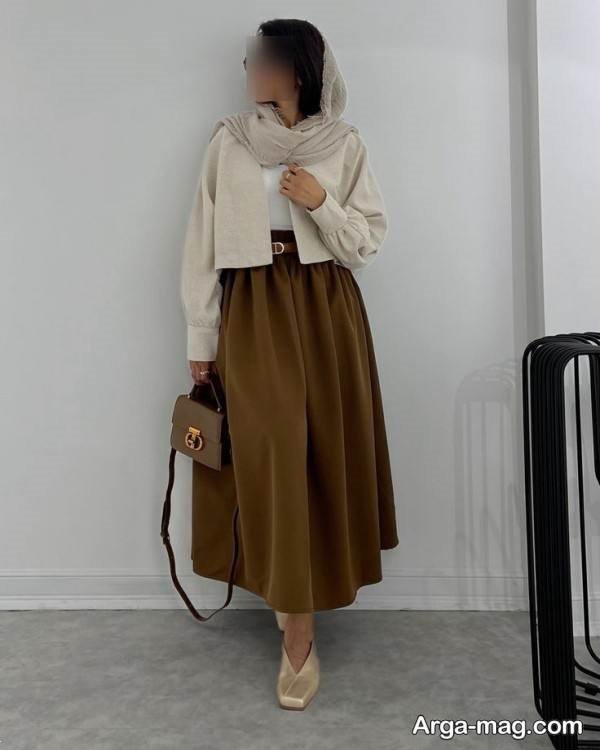 استایل متفاوت با دامن 