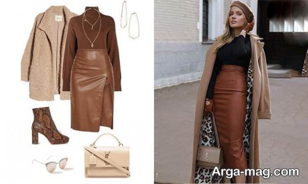 استایل خاص با دامن 