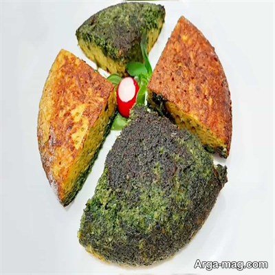 آشنایی با طرز پخت کوکوی سه رنگ