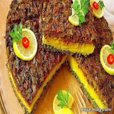 آموزش طرز تهیه کوکوی سه رنگ