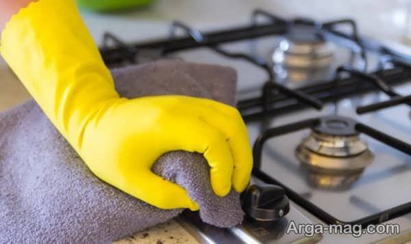 روش های تمیزکاری چدن گاز