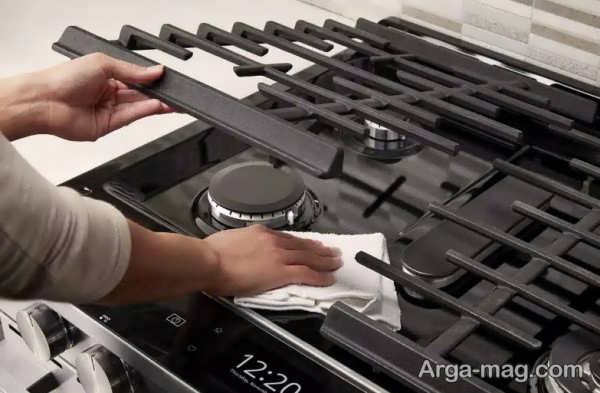 شست و شوی چدن اجاق گاز