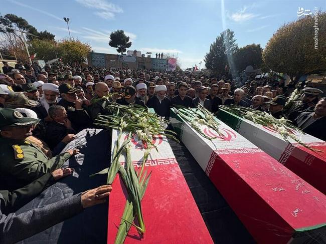 در سایه‌سار عشق فاطمی؛ پیکر شهدای گمنام در ایران تشییع شدند +عکس و فیلم