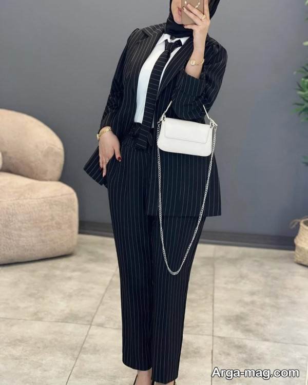 متفاوت ترین استایل دخترانه با کراوات