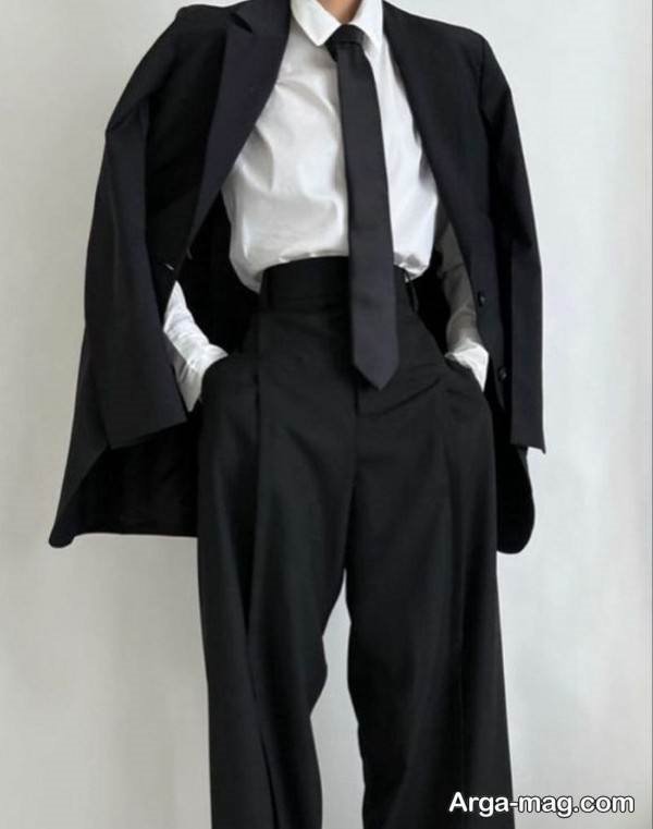 ایده تیپ با کراوات شیک