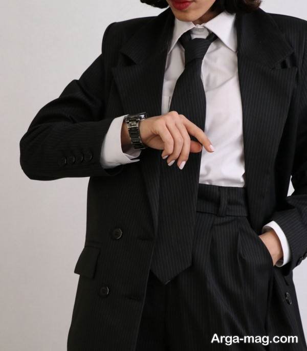 انواع ایده تیپ با کراوات