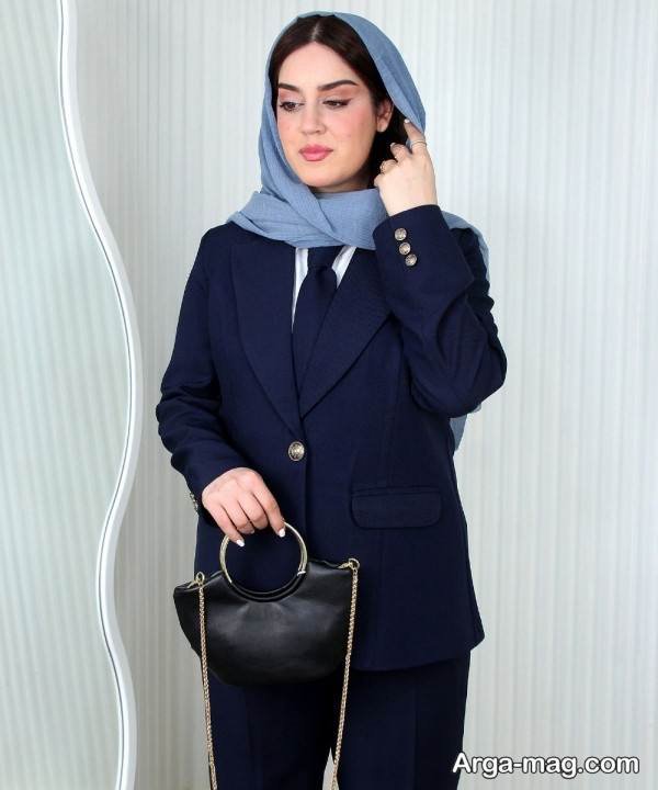 تیپ خاص دخترانه با کراوات