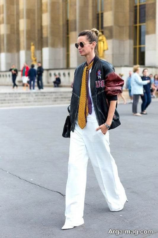 ایده زیبا تیپ با کراوات