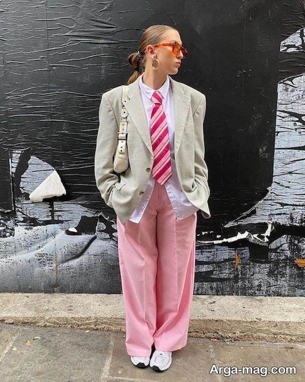 ایده تیپ با کراوات خاص