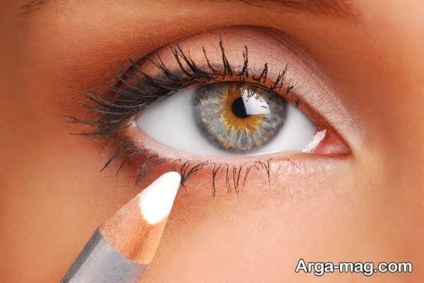 استفاده مداد سفید در آرایش