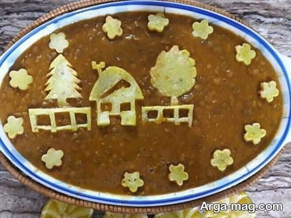 ایده زیبا تزیین عدسی 