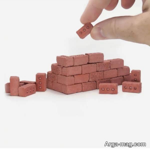درست کردن آجر مینیاتوری