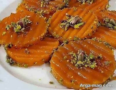 طرز تهیه حلوای کدو با طعم و رنگ جادویی