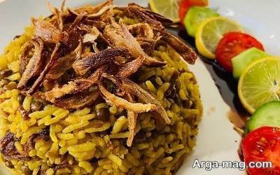 نحوه تهیه عدس پلو لبنانی