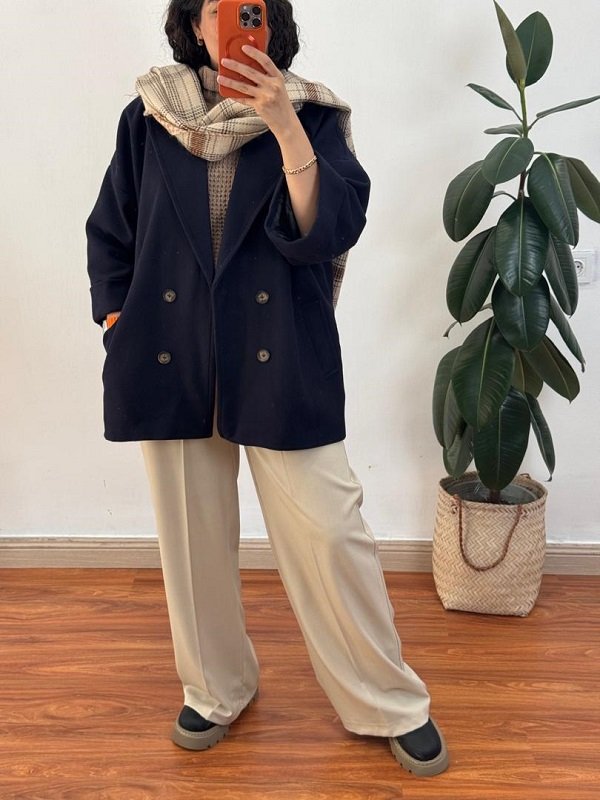 کت فوتر سورمه ای