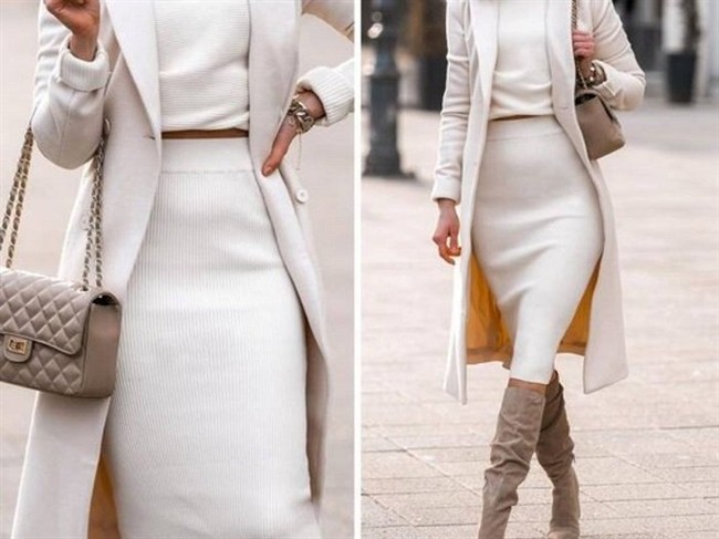 ست پالتو و دامن