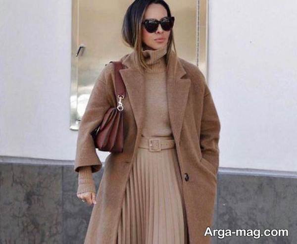 ست پالتو و دامن ساده