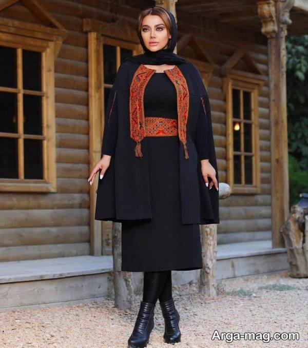 ست پالتو و دامن در رنگ زیبا