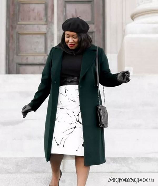 زیباترین ست پالتو و دامن