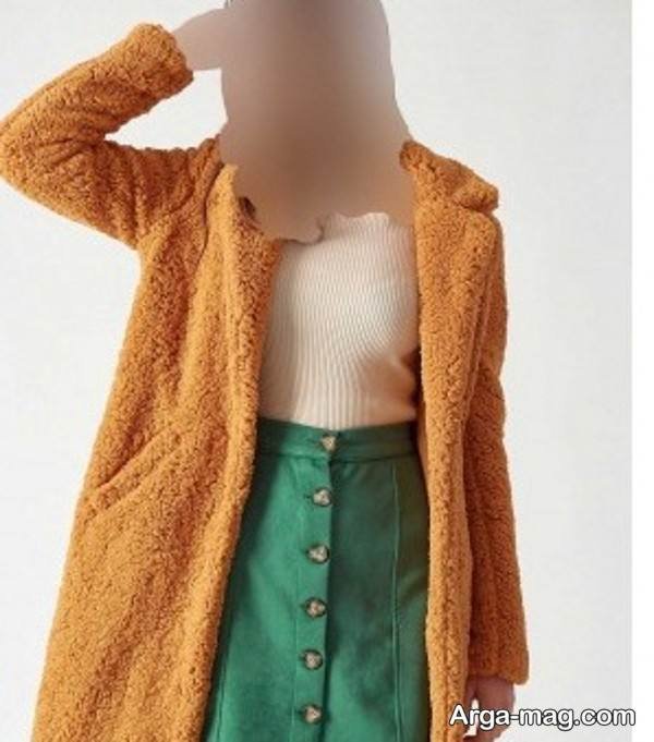 مدل متفاوت پالتو و دامن