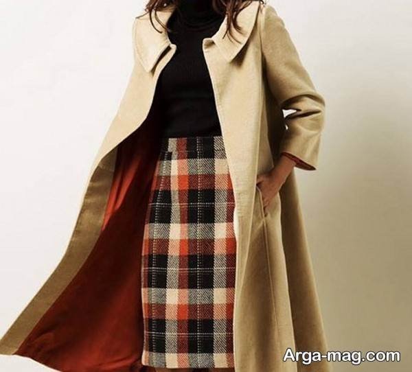 ست پالتو با دامن لاکچری