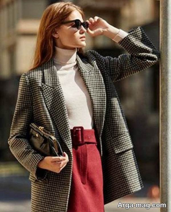 ست پالتو با دامن جدید