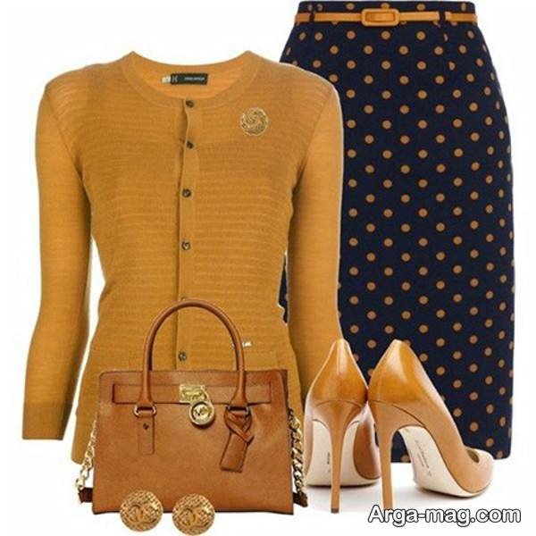 ست خاص پالتو با دامن