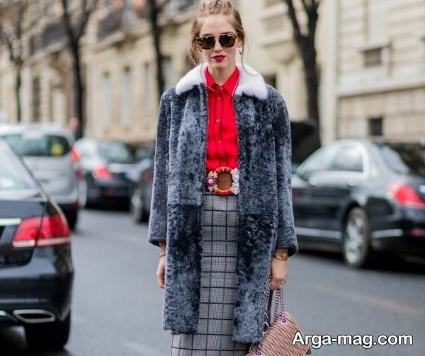 ست زیبا پالتو با دامن