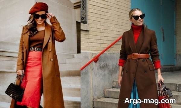 پالتو و دامن زیبا