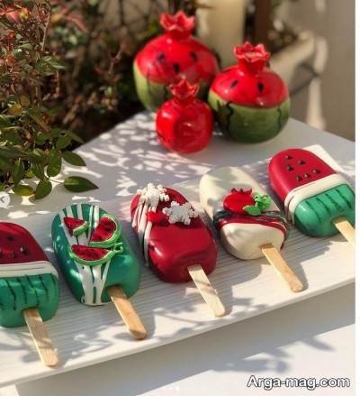 طرز تهیه پاپسیکل یلدایی خوش رنگ و خوش طعم