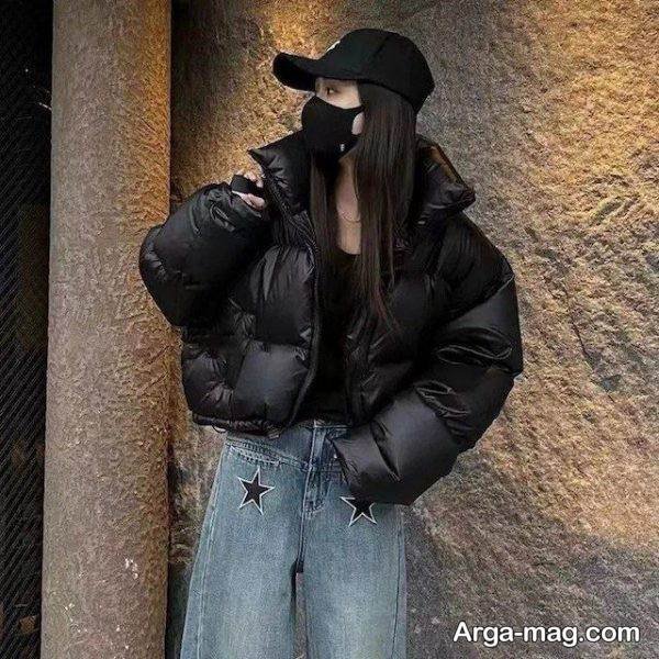 تیپ با کاپشن شیک