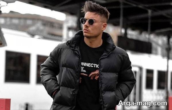 استایل با کاپشن کوتاه ساده