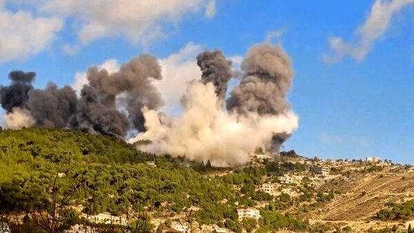 حمله هوایی اسرائیل به جنوب لبنان/ عکس